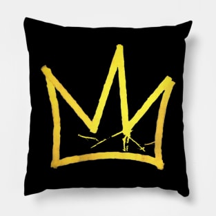 Basquiat Crown Pillow