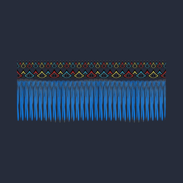 Blue threads design by Gaspar Avila