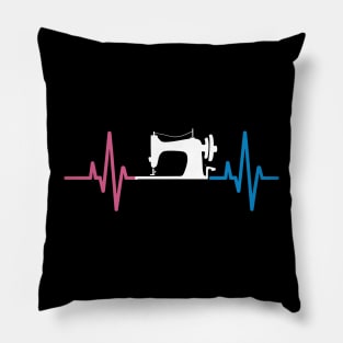 Knitting Heartbeat Pillow