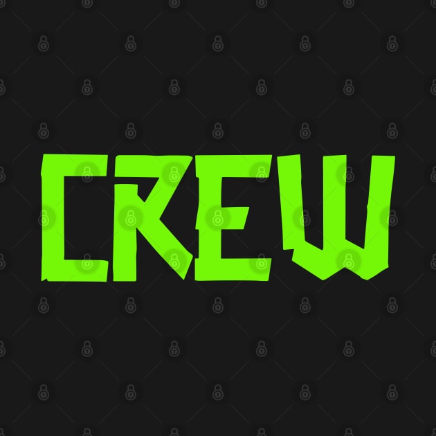 Crew Gaffer BIG front Green by sapphire seaside studio