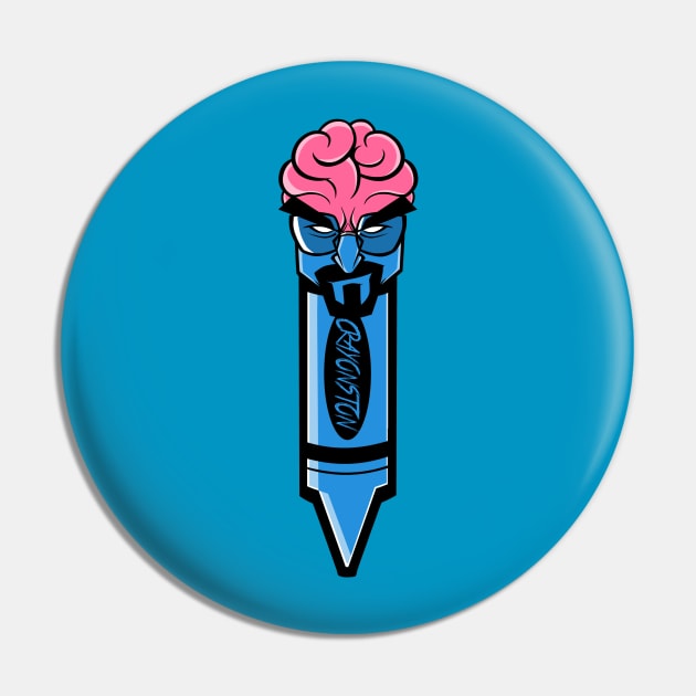 Brain Crayonston Pin by AwkwardStage