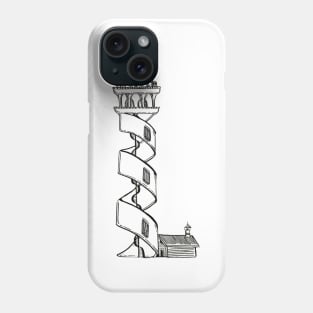 surreal lighthouse Phone Case