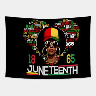 Juneteenth Heart Tapestry