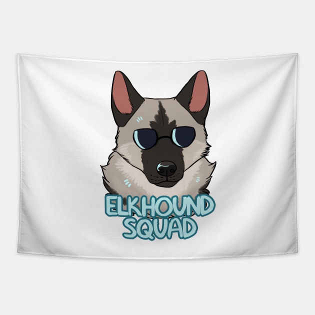 ELKHOUND SQUAD Tapestry by mexicanine