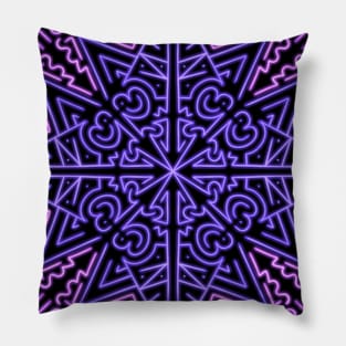 Purple Vision Pattern Pillow