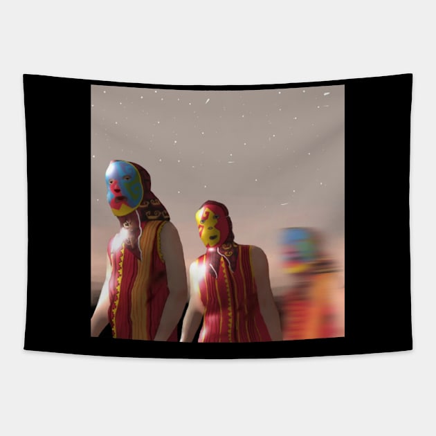 South Lampung Tupping Dance Tapestry by DigitalDevilDev