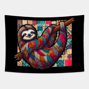 Stitched Sloth Tapestry