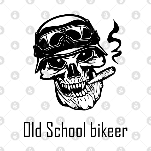 Old School bikeer by Treshr