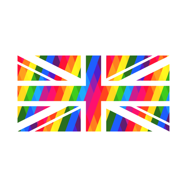 Rainbow Union Jack by STierney