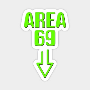 UFO Area 51 funny Magnet