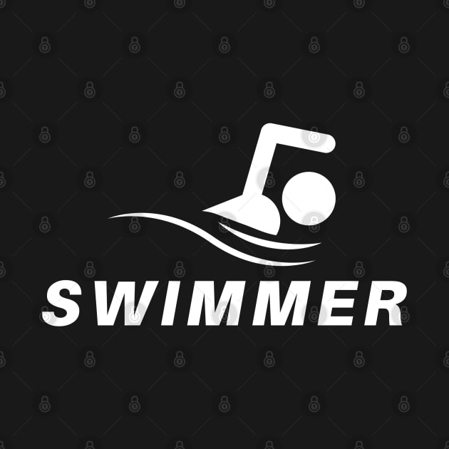 Swimmer - Gifts for Swimming Coaches or Fans Who Love to Swim by tnts