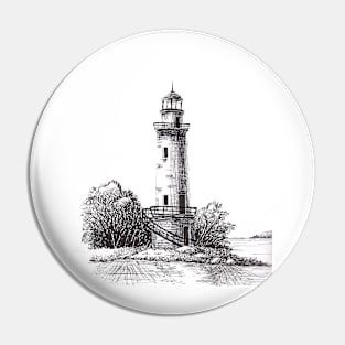 Lighthouse Serenity Pin