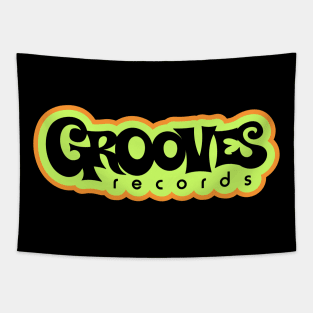 70's Grooves Records Logo Tapestry