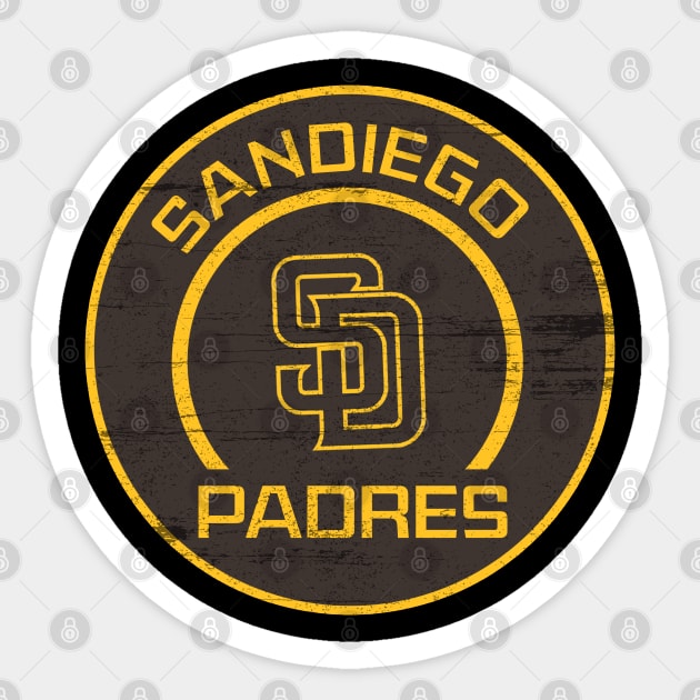Padres Retro - Padres - Sticker