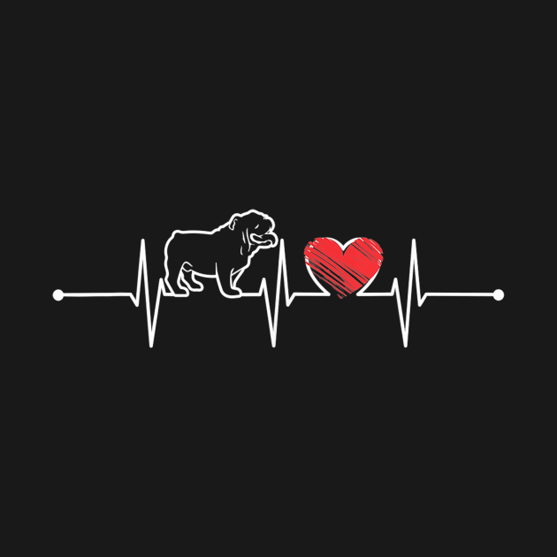 English Bulldog Heartbeat by Xamgi