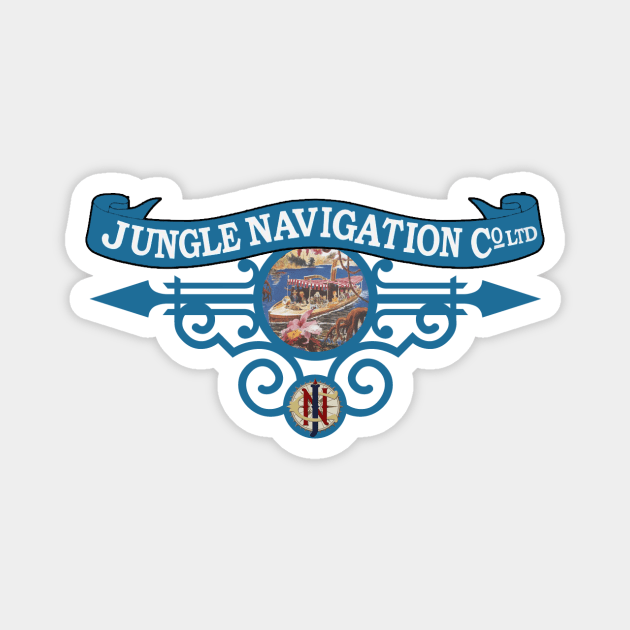 Jungle Navigation Company - Version 1 Magnet by Mouse Magic with John and Joie