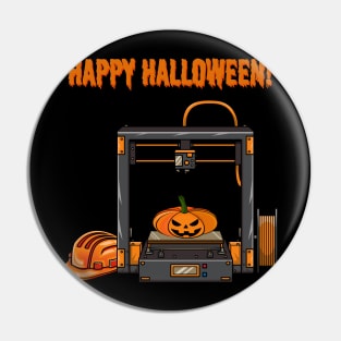 3D Printer #5 Halloween Edition Pin