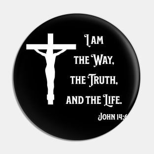 John 14:6 Bible Verse Pin