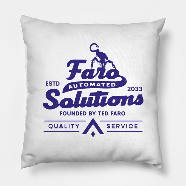 Faro Automated Solutions Vintage Pillow by Lagelantee