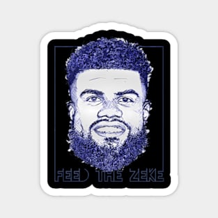 Ezekiel Elliott Dallas Beard Magnet