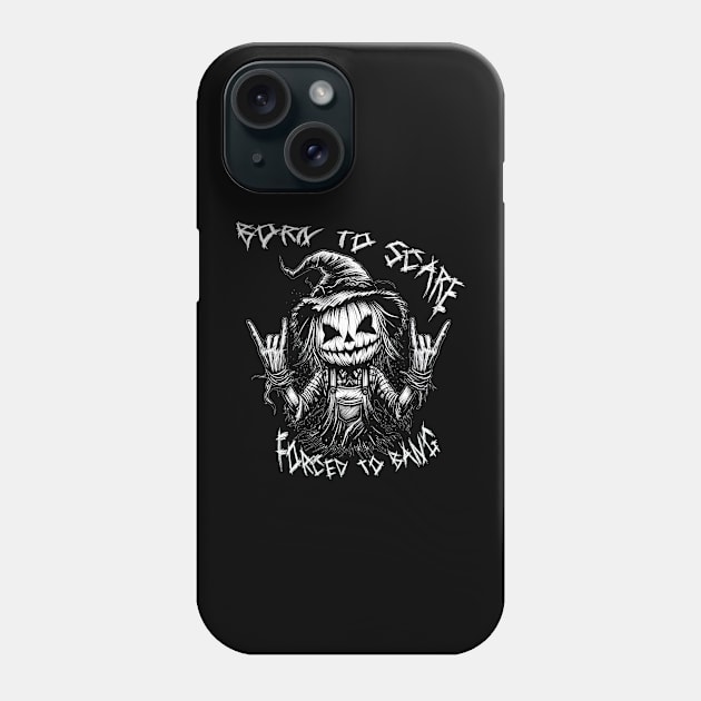 Rockin' Pumpkinhead Scarecrow Phone Case by MetalByte