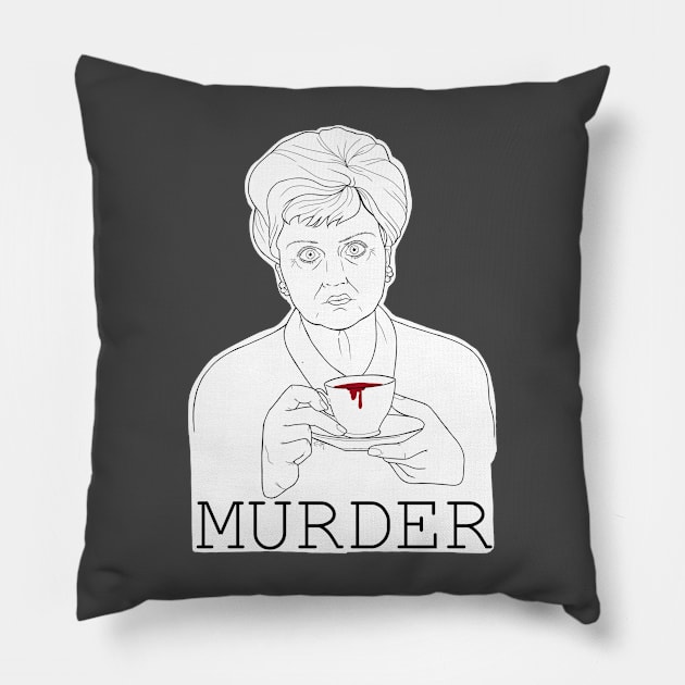 Angela lansbury Pillow by estanisaboal