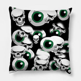 Skull with eyeys Pillow