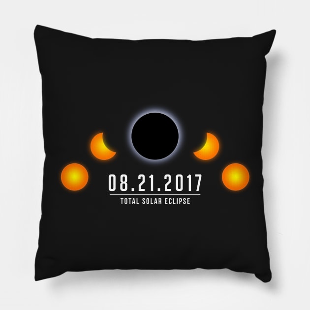 Total Solar Eclipse August 21st 2017 Tee Pillow by ghsp