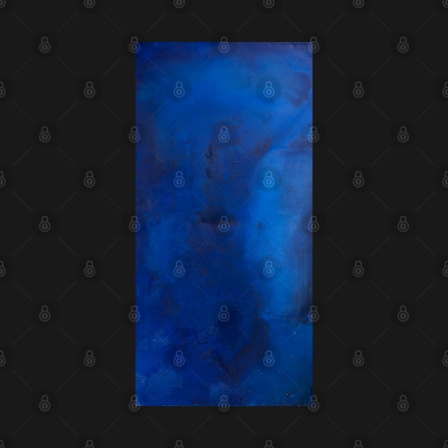 Deep Blue Abstract Painting by MihaiCotiga Art