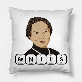 GENIUS Chien Shiung Wu Scientist Pillow