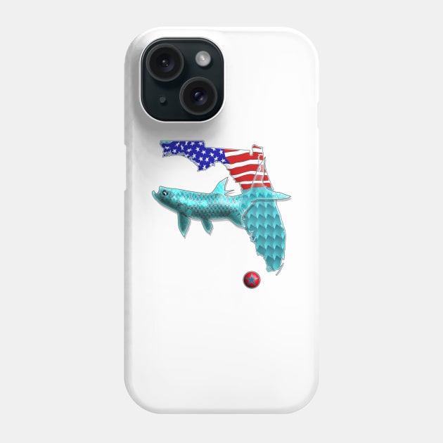 Florida Key West US Flag Phone Case by MikaelJenei