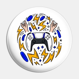 Play Station Doodle Pin