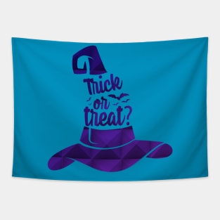 Trick Or Treat Witch Hat Tapestry