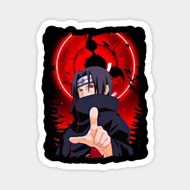 ITACHI UCHIHA MERCH VTG Magnet by Melesz.Ink Tattoo