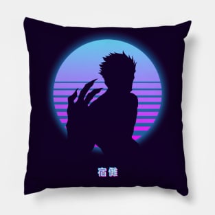 Ryomen Sukuna Retro Pillow