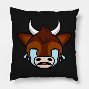 Sad Bull Delgado Pillow