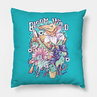 Bloom Wild: Celebrating Diversity in Nature Pillow