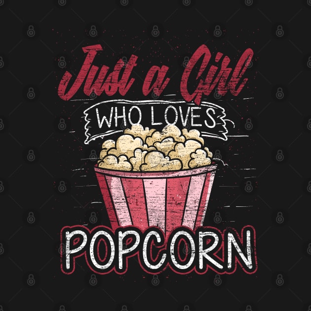 Popcorn Girl Retro Cinema by ShirtsShirtsndmoreShirts