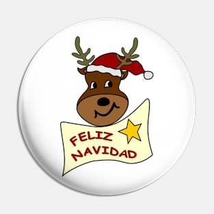 Reno con Espiritu Navideño Pin