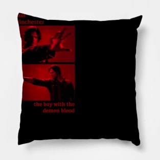 Sam Winchester The Boy With The Demon Blood Vintage Pillow