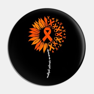 Multiple Sclerosis Awareness Sunflower Pin