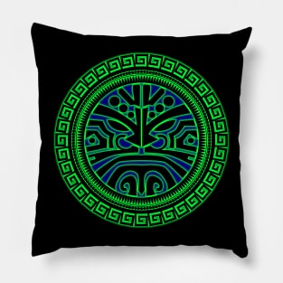 POLYNESIAN MASK 5B Pillow