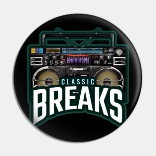 BREAKS  - Classic Boombox Pin