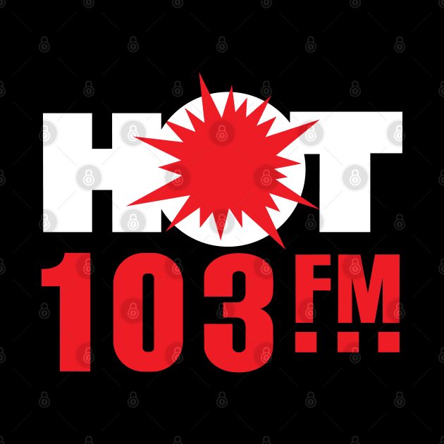 Hot 103.5 WQHT Radio T-Shirt by Ranter2887