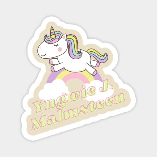 yngwie ll unicorn Magnet