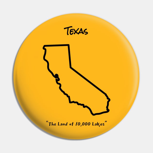 Truly Texas Pin by LP Designs