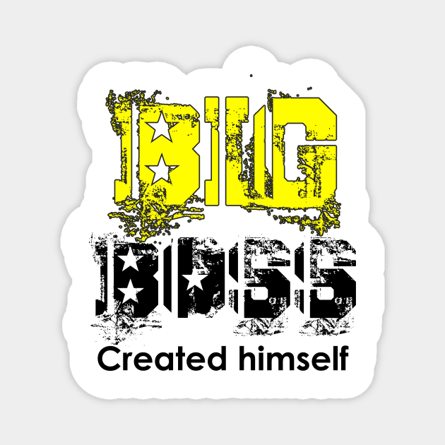 Big Boss Created himself Magnet by SparkStyleStore