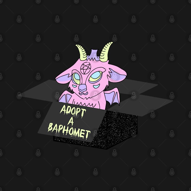 Adopt Baphomet Kawaii Devil by Manzo Carey