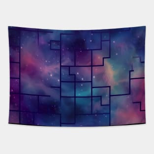 Limitless Distance - Infinite Nebula Seamless Pattern Tapestry