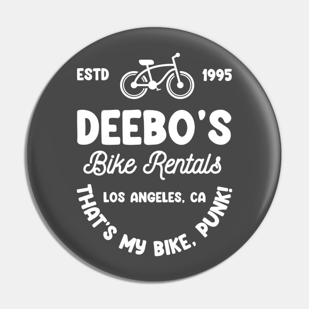 Deebo's Bike Rental Pin by CanossaGraphics